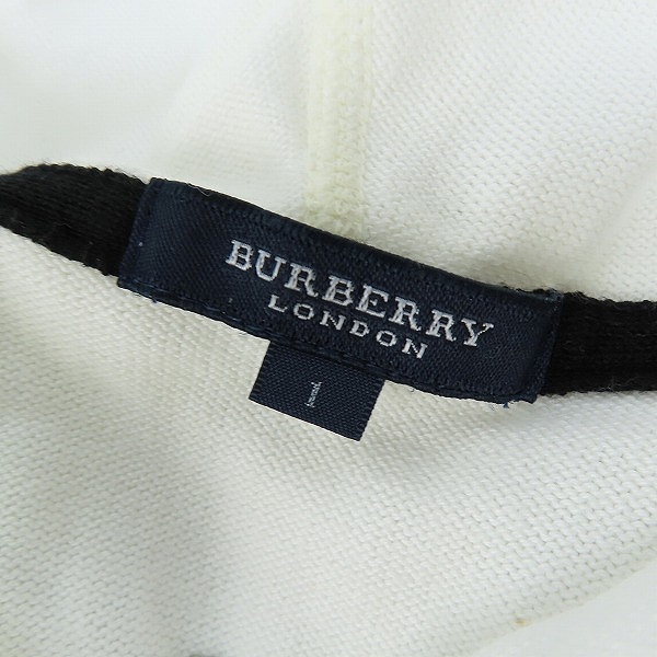 実際に弊社で買取させて頂いたBurberry／バーバリー  ジップパーカーFBA80-144-02/サイズ1の画像 2枚目