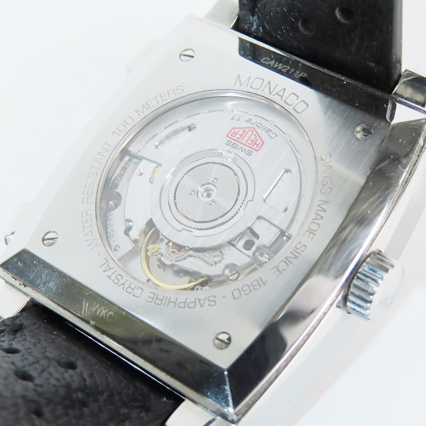 実際に弊社で買取させて頂いたTAG HEUER/タグホイヤー  モナコ キャリバー11 クロノグラフ CAW211Pの画像 5枚目
