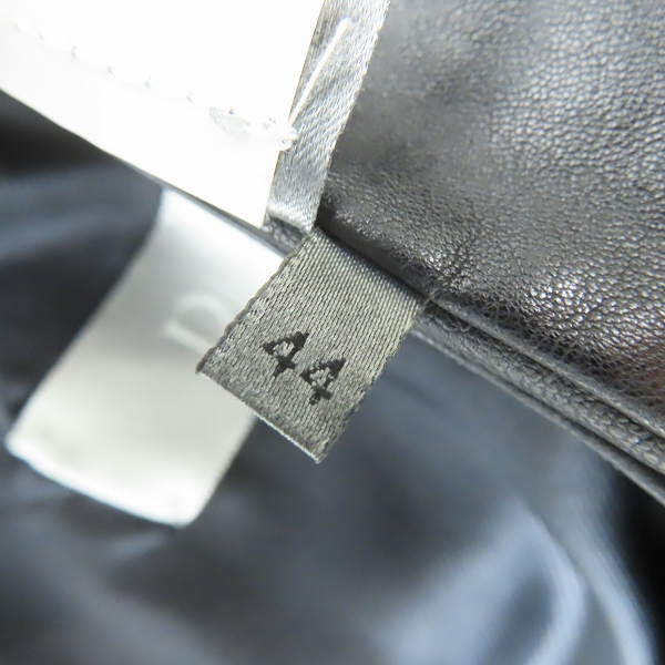実際に弊社で買取させて頂いた【JPタグ】DIOR HOMME/ディオールオム 05SS エディ期 羊革/シープスキン レザーライダース 5EH5045113/44の画像 3枚目