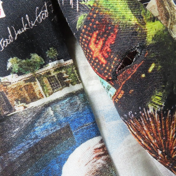 実際に弊社で買取させて頂いたTHE CRIMIE/クライミー バニーガール 長袖 オープンカラーシャツ/アロハシャツ Sの画像 6枚目