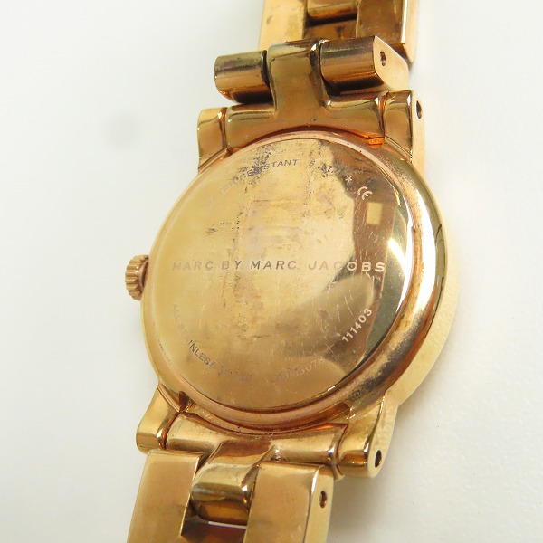 実際に弊社で買取させて頂いたMARC BY MARC JACOBS/マークバイマークジェイコブス クォーツ 腕時計【動作未確認】の画像 4枚目