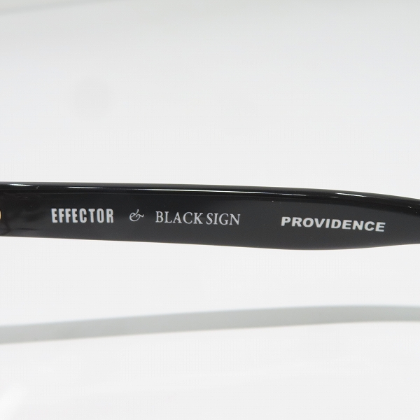 実際に弊社で買取させて頂いたEFFECTOR×BLACK SIGN/エフェクター×ブラックサイン PROVIDENCE/プロヴィデンス メガネフレーム/アイウェアの画像 5枚目