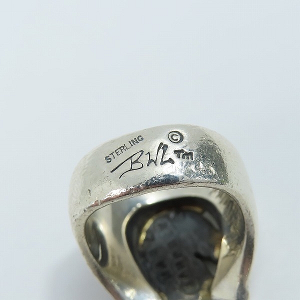 実際に弊社で買取させて頂いたBWL×MARK MAHONY/ビルウォールレザー×マークマホーニー ゴールドサダー ホースシューリング 20号の画像 6枚目