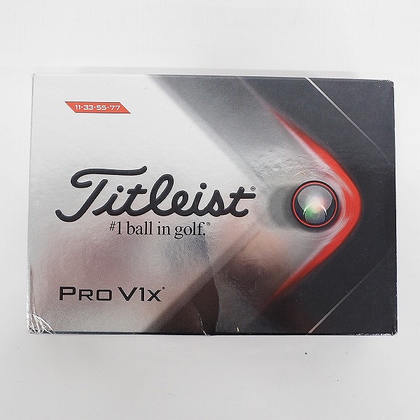 実際に弊社で買取させて頂いた【未使用】Titleist/タイトリスト PRO V1x ゴルフボール ホワイト 1ダースの画像 2枚目