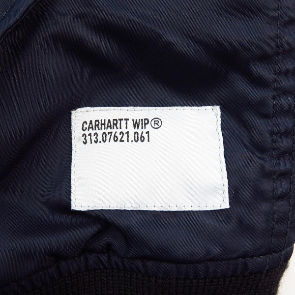実際に弊社で買取させて頂いたcarhartt/カーハート 23 NEW YEAR JACKET MA-1/フライトジャケット/ブルゾン a231052-22f-1cxx/Mの画像 6枚目