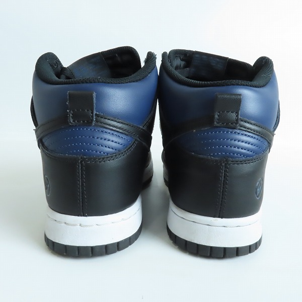 実際に弊社で買取させて頂いたNIKE×FRAGMENT DESIGN/ナイキ×フラグメントデザイン DUNK HI/F ダンクハイ ミッドナイトネイビー DJ0383-400 /26の画像 1枚目