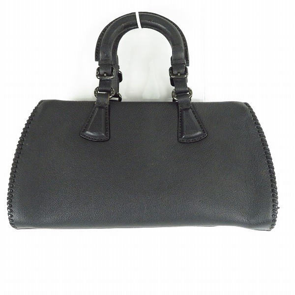 実際に弊社で買取させて頂いたGIORGIO ARMANI/ジョルジオアルマーニ レザーハンドバッグの画像 1枚目