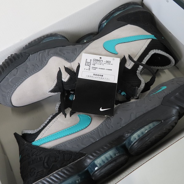実際に弊社で買取させて頂いたNIKE/ナイキ LEBRON 16 LOW AC ATMOS/レブロン16 CD9471-003/29の画像 7枚目