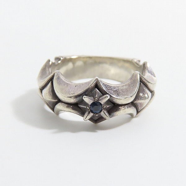 実際に弊社で買取させて頂いたBloody Mary/ブラッディマリー カラペスリング w/1サファイア 19号の画像 1枚目