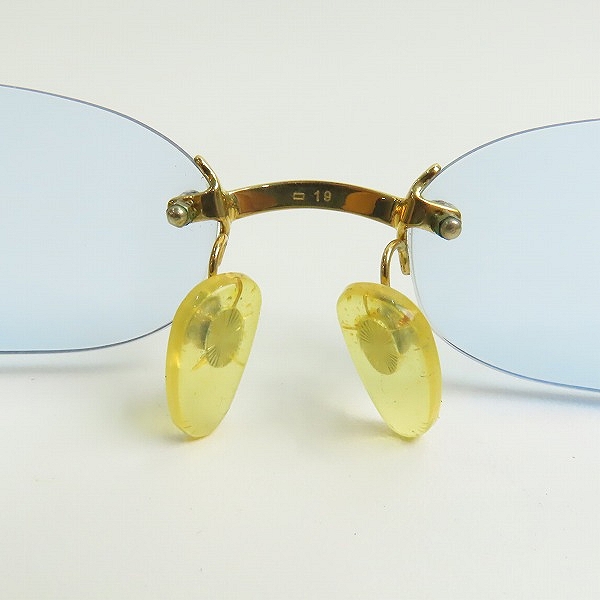 実際に弊社で買取させて頂いたALFRED DUNHILL/アルフレッド ダンヒル 度なし サングラス/アイウェア リムレスフレーム の画像 4枚目