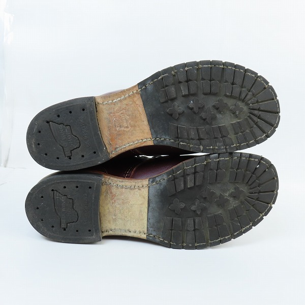 実際に弊社で買取させて頂いたRED WING/レッドウィング ベックマン ブーツ ブラックチェリー 9011/7Dの画像 2枚目