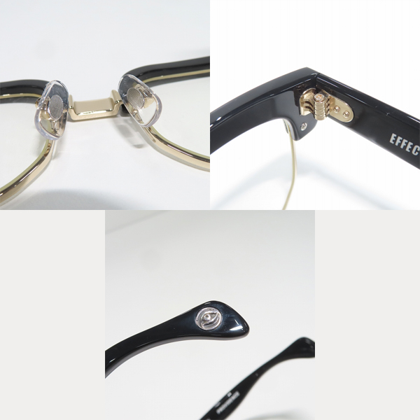実際に弊社で買取させて頂いたEFFECTOR×BLACK SIGN/エフェクター×ブラックサイン PROVIDENCE/プロヴィデンス メガネフレーム/アイウェアの画像 4枚目
