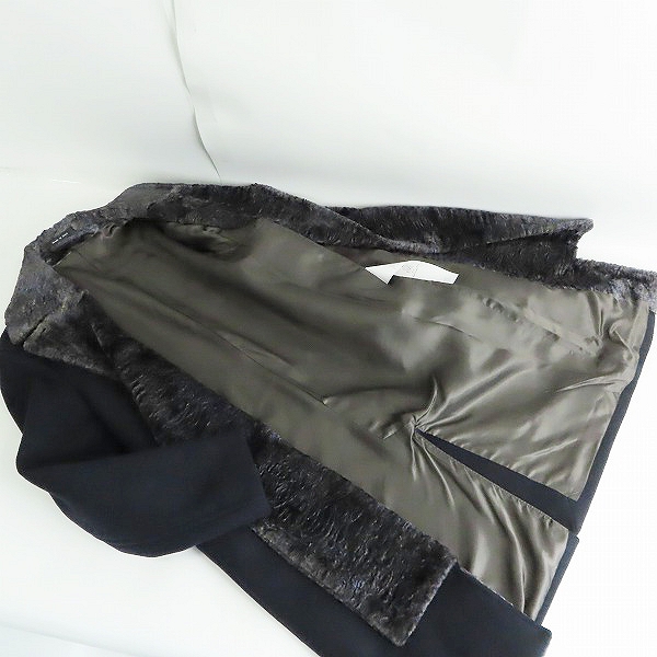 実際に弊社で買取させて頂いた【JPタグ】GIORGIO ARMANI/ジョルジオアルマーニ 切り替えウールコート Z1L700 Z1664/46の画像 2枚目