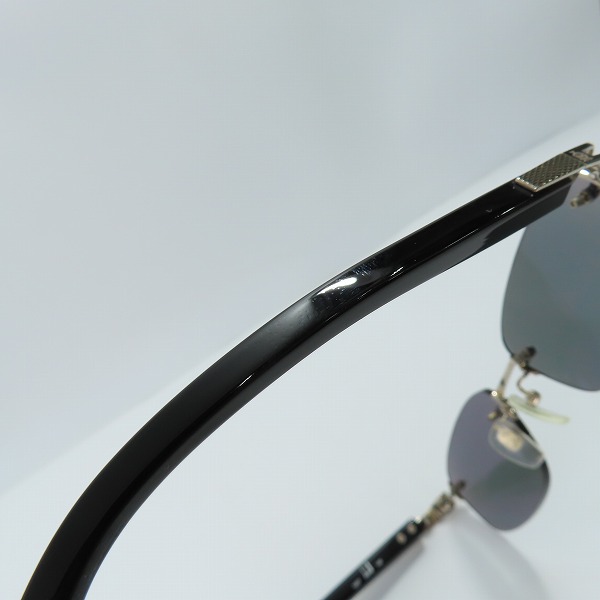 実際に弊社で買取させて頂いたdunhill/ダンヒル T-CELLULOID/TITAN F-K14WG ホワイトゴールド ツーポイント メガネフレーム の画像 8枚目
