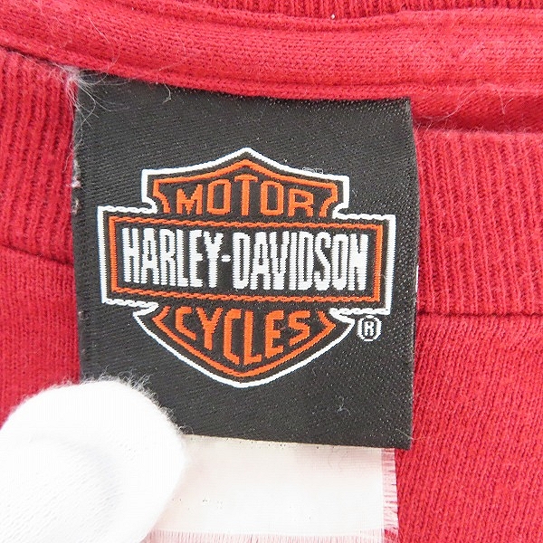 実際に弊社で買取させて頂いたHARLEY DAVIDSON/ハーレーダビッドソン スカルプリント 長袖Tシャツ ロンTの画像 2枚目