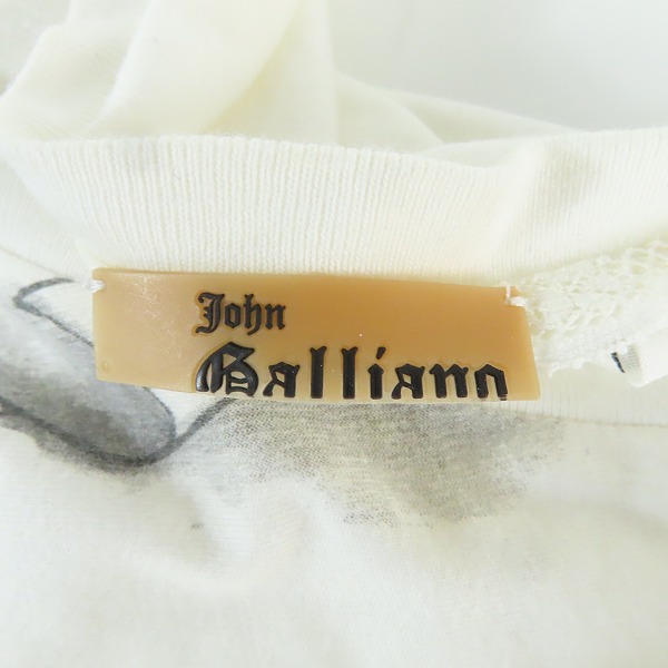 実際に弊社で買取させて頂いたJohn Galliano/ジョンガリアーノ Vネックカットソー Mの画像 2枚目