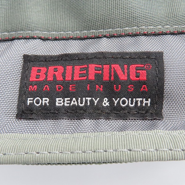 実際に弊社で買取させて頂いたBRIEFING/ブリーフィング BEAUTY&YOUTH別注 2WAY ZIP WALLET ジップウォレット/財布の画像 5枚目