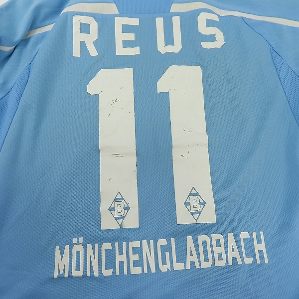 実際に弊社で買取させて頂いたLotto/ロット Borussia MG/ボルシアMG 10/11 アウェイ ユニフォーム #11 REUS/ロイス/Mの画像 9枚目