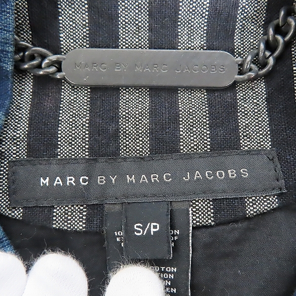 実際に弊社で買取させて頂いたMARC JACOBS/マークジェイコブス 切り替え　ジップアップベスト  Sの画像 2枚目