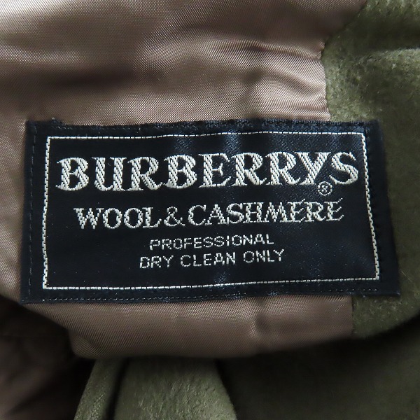 実際に弊社で買取させて頂いたBurberry's/バーバリーズ ウールカシミア チェスターコート/ロングコート の画像 5枚目