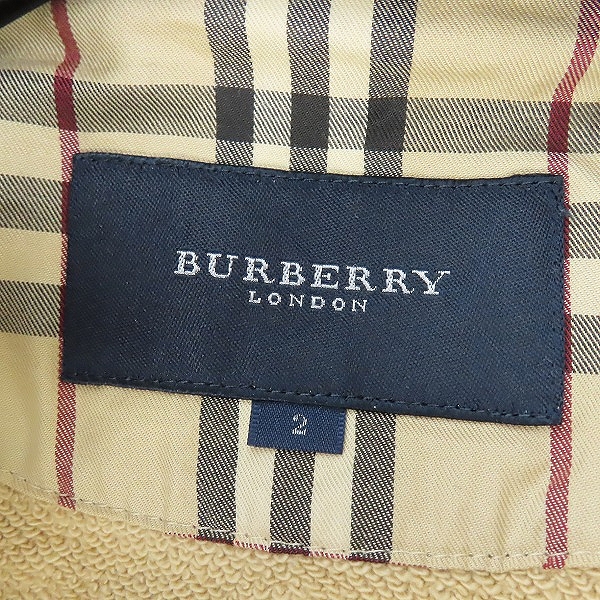 実際に弊社で買取させて頂いたBurberry／バーバリー  ジップパーカー FA080-624-42/サイズ2の画像 2枚目