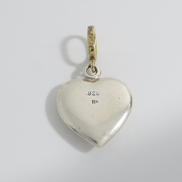 実際に弊社で買取させて頂いたLoree Rodkin/ローリーロドキン K18YG/イエローゴールド ×シルバー925 ハート/クロスペンダントトップの画像 3枚目