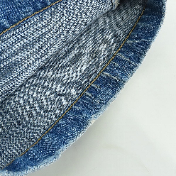 実際に弊社で買取させて頂いた【JPタグ】SAINT LAURENT/サンローラン 70年代サージブルージーンズ ハイウエストワイドレッグ 706567 Y11MA 4126/27の画像 7枚目