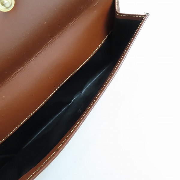 実際に弊社で買取させて頂いたBURBERRY/バーバリー チェック柄×ホース柄 長財布 の画像 4枚目