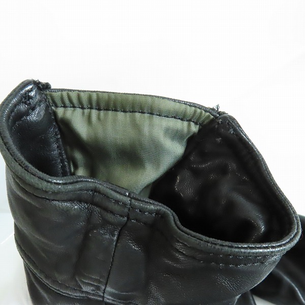 実際に弊社で買取させて頂いたBEAUTY&YOUTH UNITED ARROWS/ビューティ&ユース 羊革 レザーシングルライダースジャケット 1225-199-5894 Lの画像 8枚目