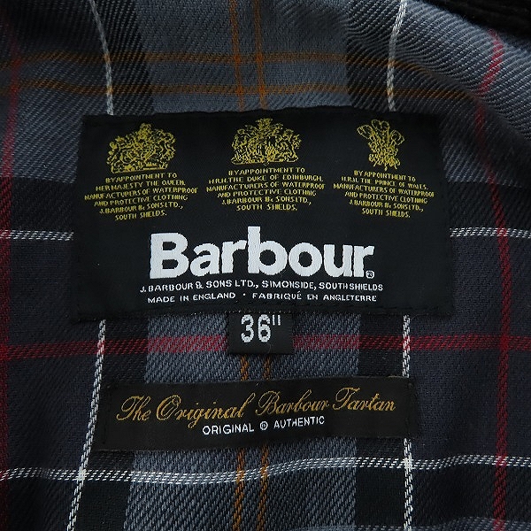 実際に弊社で買取させて頂いたBarbour/バブアー SL BEAUFORT JACKET ビューフォートジャケット 1702258 36の画像 2枚目
