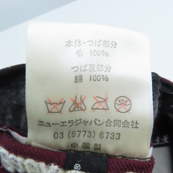 実際に弊社で買取させて頂いたNEW ERA×BACK CHANNEL/ニューエラ×バックチャンネル アーチロゴ 刺繍 キャップ/帽子の画像 5枚目