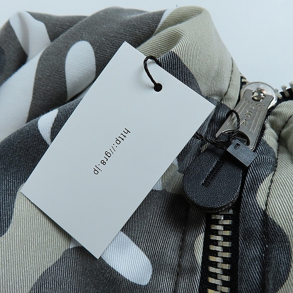 実際に弊社で買取させて頂いた【未使用】mastermind/マスターマインド フォステックス 22AW M.C.D. BOMBER JKT/リバーシブルボンバーブルゾン XL の画像 9枚目