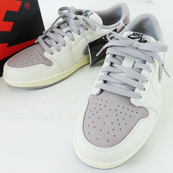 実際に弊社で買取させて頂いた【未使用】NIKE/ナイキ AIR JORDAN 1 RETRO LOW OG/エアジョーダン1 レトロ アトモスフィアグレー CZ0790-101 26.5