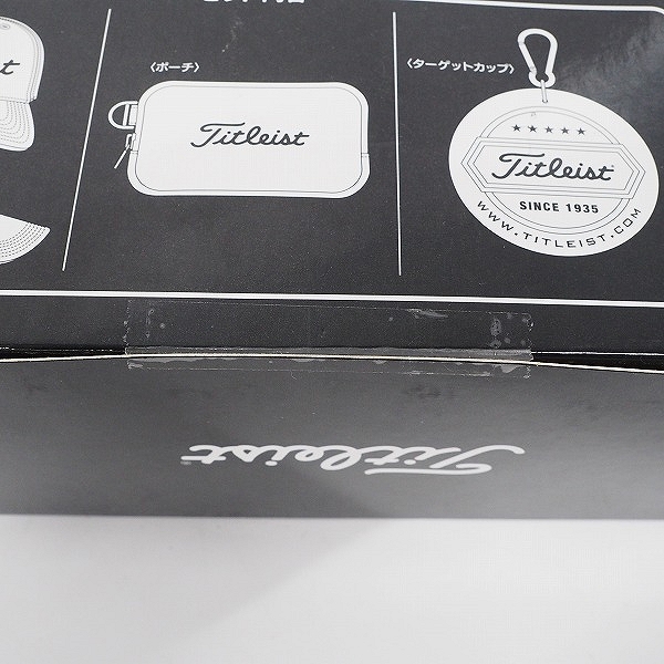 実際に弊社で買取させて頂いた【未開封】Titleist/タイトリスト ゴルフ AJGF75 WTNV キャップ入りギフトボックス ホワイト×ネイビーの画像 6枚目