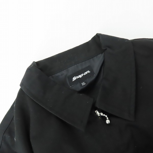 実際に弊社で買取させて頂いたSnap-on/スナップオン バックプリント/ビッグロゴ ジャケット ブラック/XXLの画像 4枚目