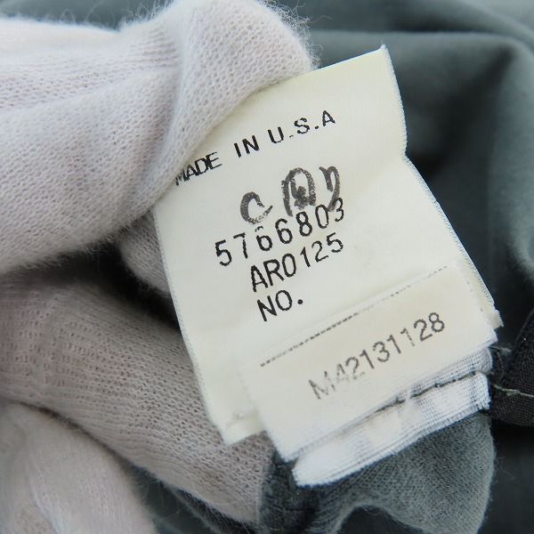 実際に弊社で買取させて頂いたMARC JACOBS/マークジェイコブス 丸首 無地半袖Tシャツ グレー Sの画像 4枚目