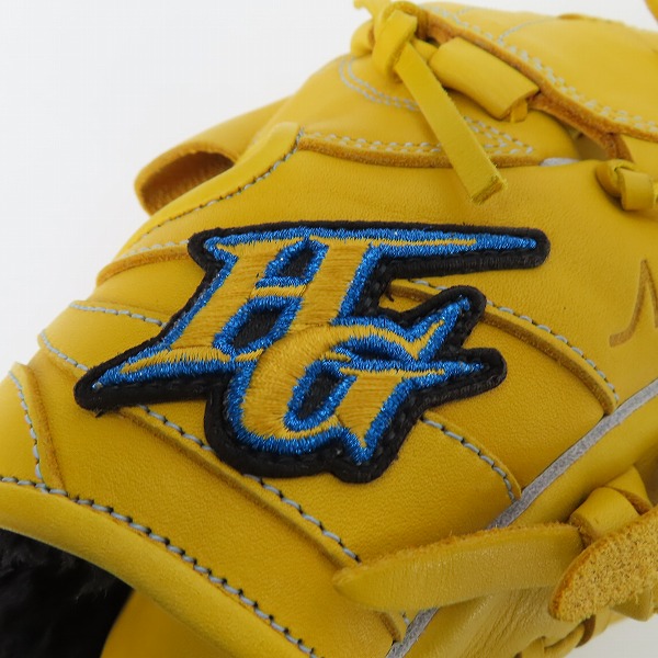 実際に弊社で買取させて頂いたHI-GOLD/ハイゴールド 己極シリーズ 軟式/右投げ 投手用 グローブ/グラブ OKG-821SPの画像 6枚目