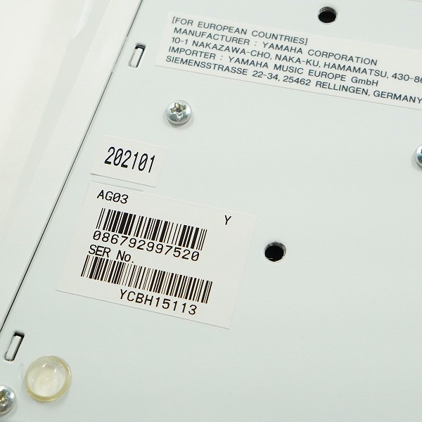 実際に弊社で買取させて頂いたYAMAHA/ヤマハ AG03 ミキシングコンソール ミキサー ウェブキャスティングミキサー 通電確認済みの画像 8枚目