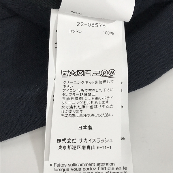 実際に弊社で買取させて頂いたsacai×Carhartt/サカイ×カーハート Carhartt WIP T-Shirt 半袖Tシャツ 23-0557S/2の画像 3枚目
