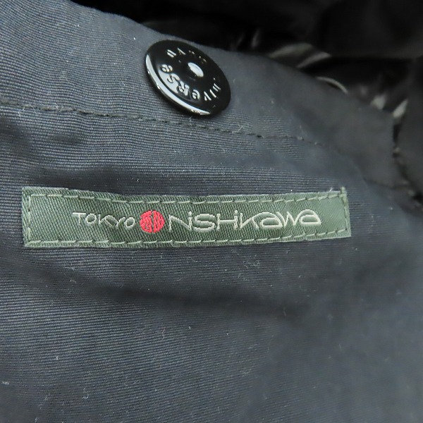 実際に弊社で買取させて頂いたNISHIKAWA DOWN×nano universe/西川ダウン×ナノユニバース M-65 ミリタリー ダウンジャケット NUC54DW0735TS Mの画像 4枚目