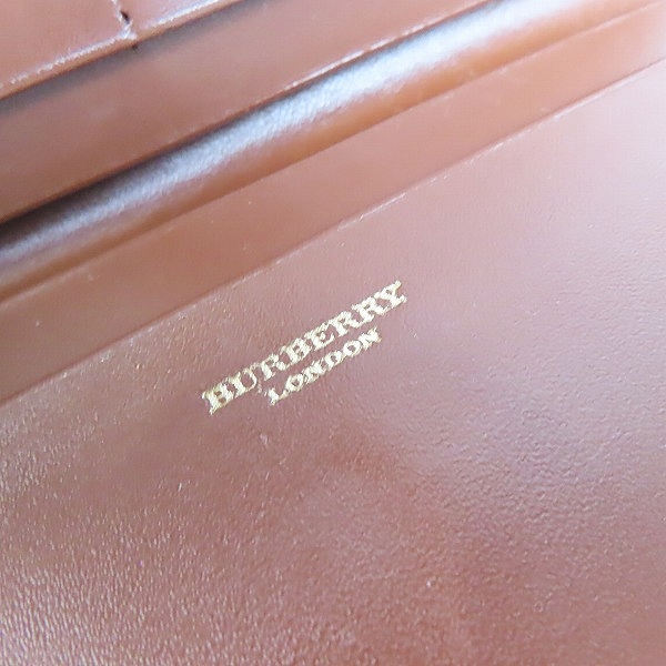 実際に弊社で買取させて頂いたBURBERRY/バーバリー チェック柄×ホース柄 長財布 の画像 3枚目