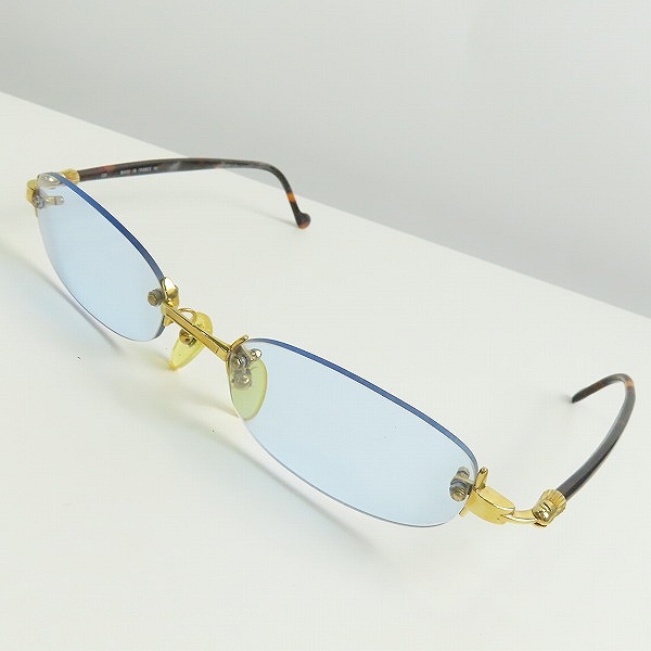 実際に弊社で買取させて頂いたALFRED DUNHILL/アルフレッド ダンヒル 度なし サングラス/アイウェア リムレスフレーム 