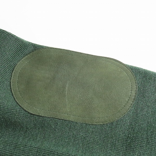 実際に弊社で買取させて頂いたBurberrys/バーバリー イングランド製 エルボーパッチ ショルダーパッチ ウール ニット/Lの画像 6枚目