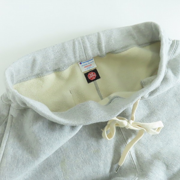 実際に弊社で買取させて頂いたChampion/チャンピオン WIND STOPPER スウェットパンツ グレー C8-G207/Mの画像 2枚目