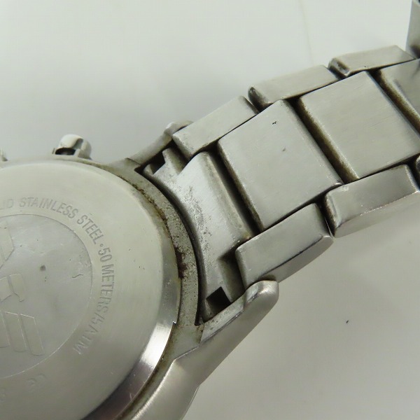 実際に弊社で買取させて頂いたEMPORIO ARMANI/エンポリオアルマーニ クロノグラフ クオーツ腕時計 AR-2448【動作未確認】の画像 5枚目