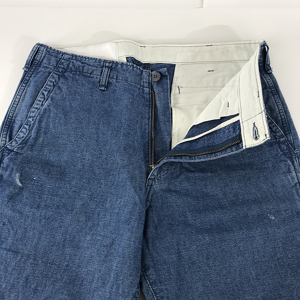 実際に弊社で買取させて頂いたUNITED ARROWS & SONS/ユナイテッドアローズ＆サンズ C/LI DAMAGE CROPPED/デニムパンツ/Lの画像 5枚目