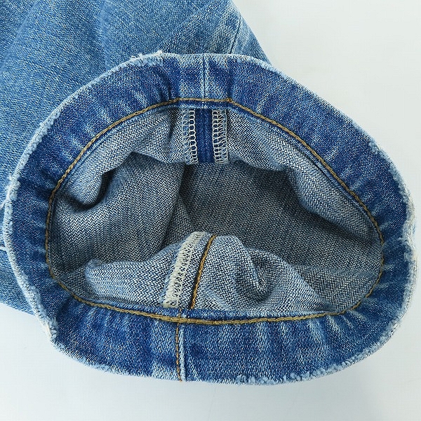 実際に弊社で買取させて頂いた【JPタグ】SAINT LAURENT/サンローラン 70年代サージブルージーンズ ハイウエストワイドレッグ 706567 Y11MA 4126/27の画像 6枚目