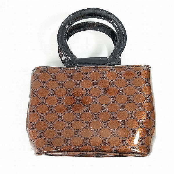 実際に弊社で買取させて頂いたCELINE/セリーヌ エナメル ポーチ/ハンドバッグの画像 1枚目