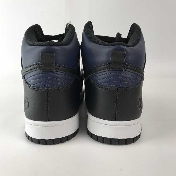 実際に弊社で買取させて頂いた【未使用】NIKE×FRAGMENT DESIGN/ナイキ×フラグメントデザイン DUNK HI/ダンク ハイ ミッドナイトネイビー DJ0383-400/27.0の画像 1枚目