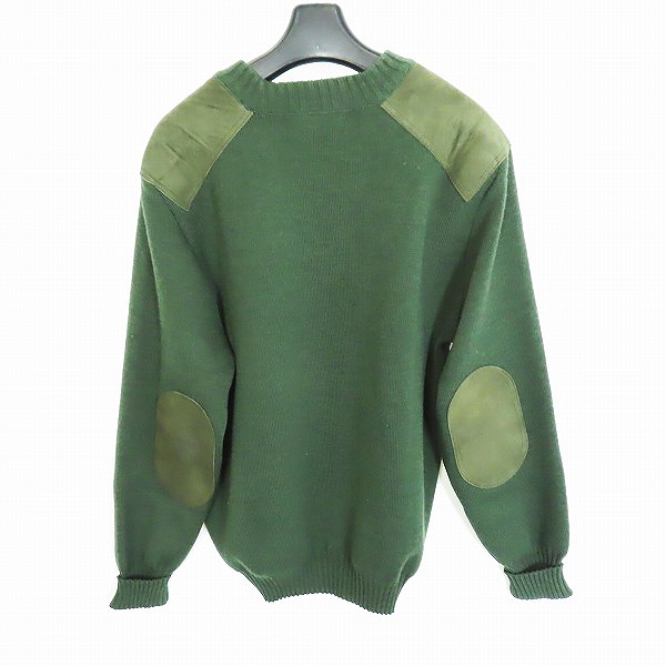実際に弊社で買取させて頂いたBurberrys/バーバリー イングランド製 エルボーパッチ ショルダーパッチ ウール ニット/Lの画像 1枚目